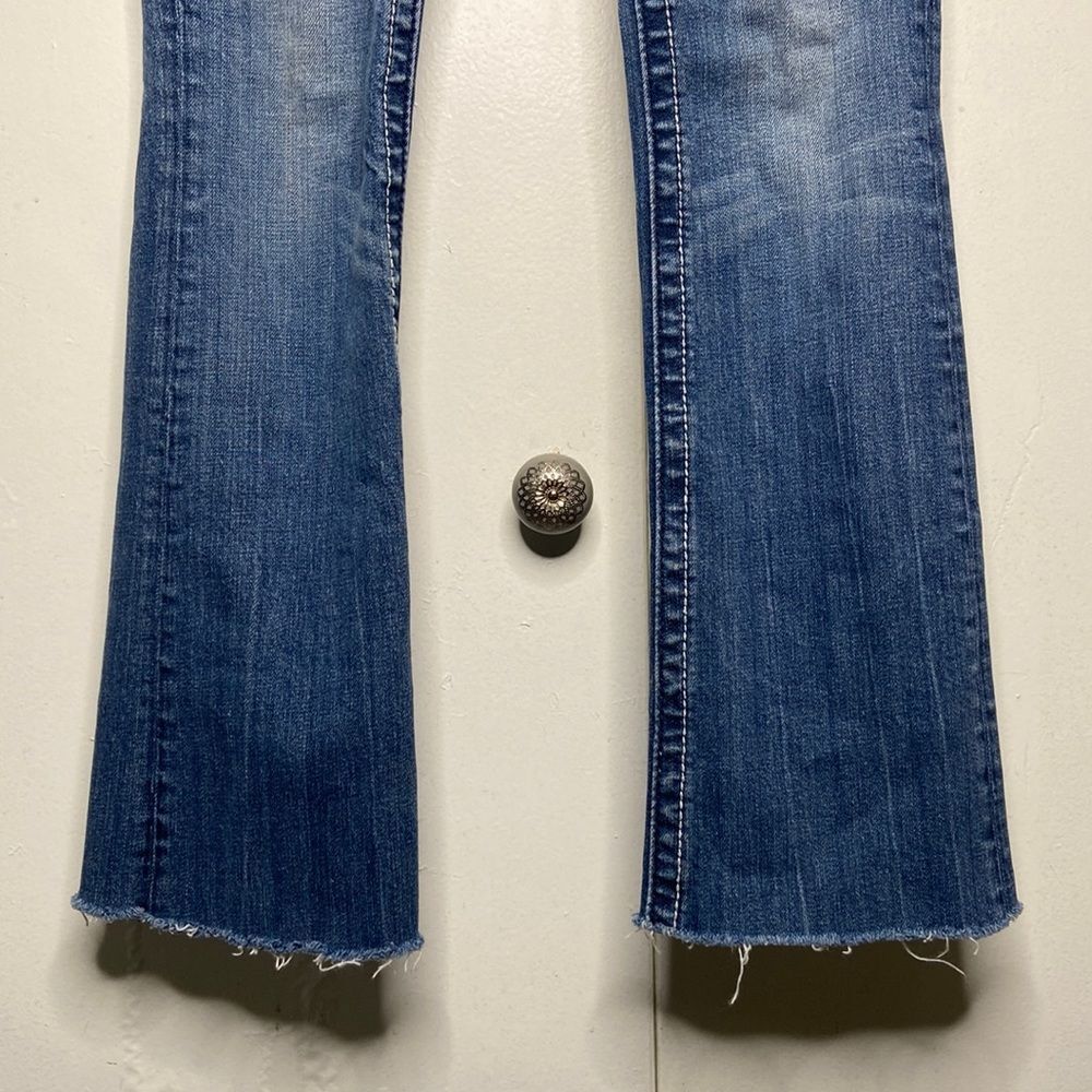 miss me womens low rise bootcut jeans size 26 medium wash blue - Picture 5 of 10